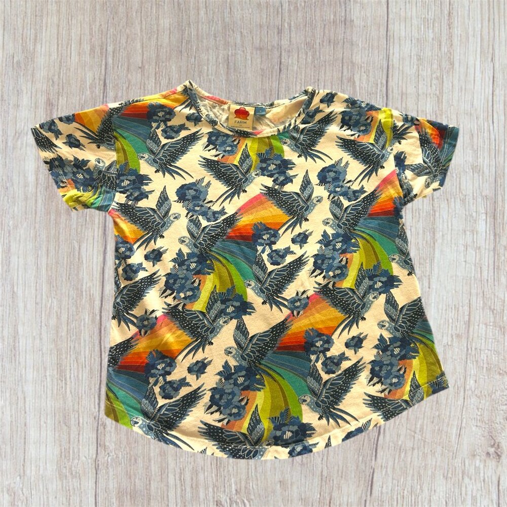 Farm Rio X anthropologie tropical tee